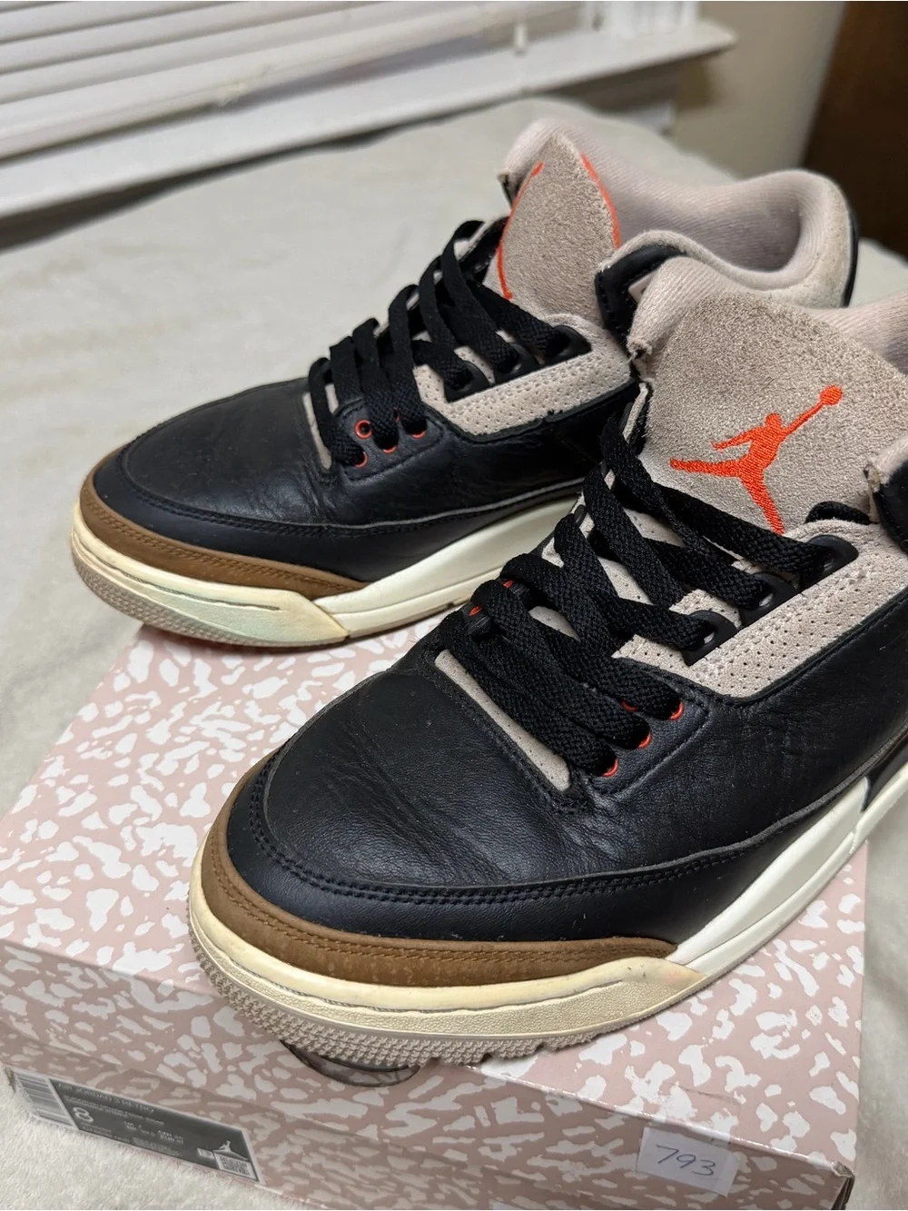 Air Jordan 3 Retro “Desert Elephant” – Men’s Size 8